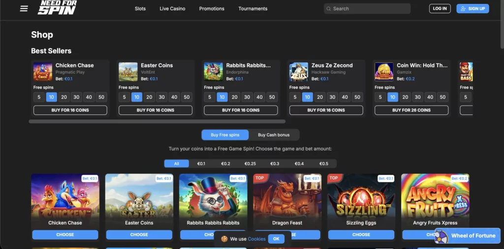 Hogyan játsszunk nyerőgépeket a NeedForSpin Casinóban